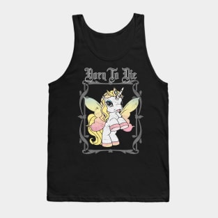 Born To Die / Existentialist Meme Design Tank Top